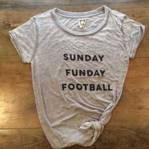 Sunday funday football tee